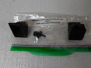 WINDSHIELD WIPER ARM STOPS WITH SCREWS